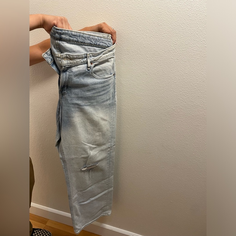 Old Navy Light Blue Wide Leg Pants